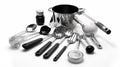 Essential cooking tools for preparing delicious and satisfying meals.AI Generated