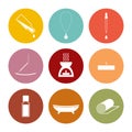 Essential icon set Royalty Free Stock Photo