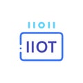 Essential IIoT Icon for Industrial Solutions Royalty Free Stock Photo