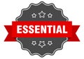 essential label. essential isolated seal. sticker. sign