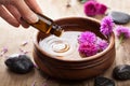 Essential oil for aromatherapy Royalty Free Stock Photo