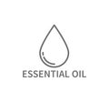 Essential Oil Cosmetics and Beauty SKincare Vector Line Icon