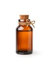 Essential oil extract in amber bottle