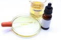 Essential oil in Glass Bottle, yellow Essential oil