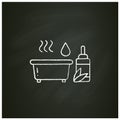 Essential oils bath chalk icon