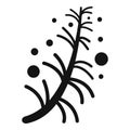 Essential oils plant icon, simple style