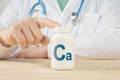Essential supplement calcium Ca for bone humans. doctor recommends taking calcium. doctor talks about Benefits of calcium. Calcium