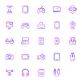 Essential Tech Gadgets Collection with Gradient