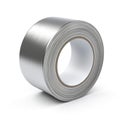 Essential tool a roll of duct tape isolated on a white background, Ai Generated Royalty Free Stock Photo