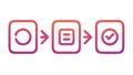 Essential UI Control Icons Refresh, Document Workflow, vector design Generative AI Royalty Free Stock Photo