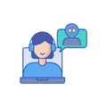 Essential Virtual Assistant Icon for Efficiency