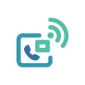 Essential VoIP Icon for Communication Management Royalty Free Stock Photo