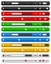Essential Website Music Player Bar Set