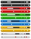 Essential Website Music Player Bar Set