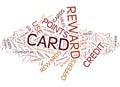 Essentials Of Credit Card Rewards Text Background Word Cloud Concept Royalty Free Stock Photo