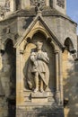 King Harold Sculpture at Waltham Abbey Royalty Free Stock Photo