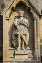 King Harold Sculpture at Waltham Abbey Royalty Free Stock Photo