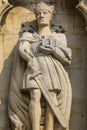 King Harold Sculpture at Waltham Abbey Royalty Free Stock Photo