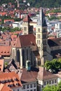 Esslingen am Neckar views from Castle Burg near Stuttgart, Baden