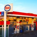 ESSO Gas Station. ESSO is a brand of ExxonMobil