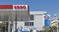 Esso gas station in Paphos, Cyprus.