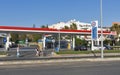 Esso gas station in Paphos, Cyprus.