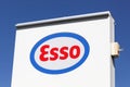 Esso logo on a panel