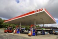 Esso petrol service station in London.