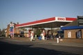 ESSO petrol station exterior look. 18 January 2020 Grantham,UK.