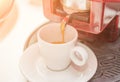 Esspresso coffee cup Royalty Free Stock Photo