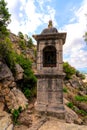 Estacion Segunda, historic religious structures on the walk up to the castle Cullera, Valencian Community, Spain