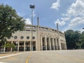 Estadio Municipal, Stadium in Sao Paulo with a Football Museum. Sao Paulo Brazil 28 Januari 2022 Royalty Free Stock Photo