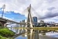 Estaiada Bridge in Sao Paulo, Brazil Royalty Free Stock Photo