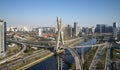 Estaiada bridge in Sao Paulo city, Brazil Royalty Free Stock Photo