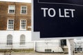 Estate Agent to let sign Royalty Free Stock Photo