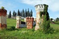 The estate of the baron von-Derwis in Kiritsakh. Nowadays tubercular sanatorium. Ryazan region. Royalty Free Stock Photo