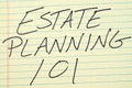 Estate Planning 101 On A Yellow Legal Pad Royalty Free Stock Photo