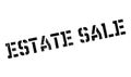 Estate Sale rubber stamp Royalty Free Stock Photo