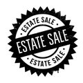 Estate Sale rubber stamp Royalty Free Stock Photo