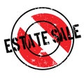 Estate Sale rubber stamp Royalty Free Stock Photo