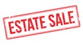 Estate Sale rubber stamp Royalty Free Stock Photo