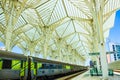 EstaÃÂ§ÃÂ£o do Oriente, Eastern Railway station, Lisboa, Portugal Royalty Free Stock Photo