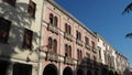 Este, Padova, Italy. The main square and its Venetian style buildings Royalty Free Stock Photo