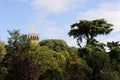 Este, Padova, Italy. The ruins of the Carrarese castle and its public park