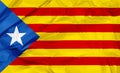 Estelada Blava flag of Catalonia Royalty Free Stock Photo