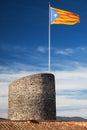 Estelada Flag in Hostalric