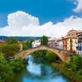 Estella bridge in Way of Saint James at Navarra