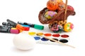 Ester eggs decoration Royalty Free Stock Photo