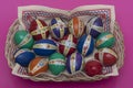 Ester eggs with decoration detail