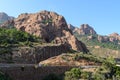 Esterel Mountain in France Royalty Free Stock Photo